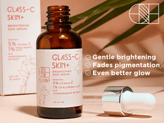 Ellana Minerals Glass-C Skin+ Brightening Serum With 5% Vit C And 1% HA | The Nest Attachment Parenting Hub