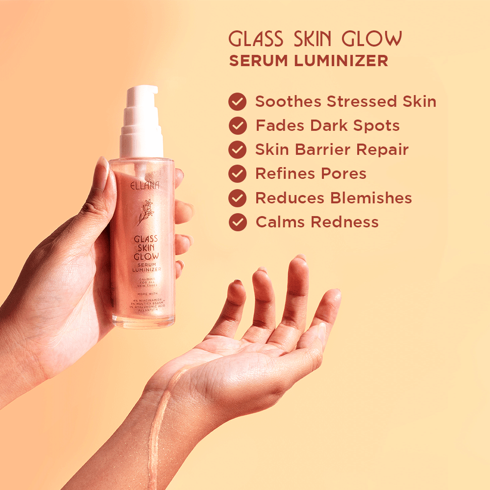 Ellana Minerals Glass Skin Glow Serum Luminizer | The Nest Attachment Parenting Hub