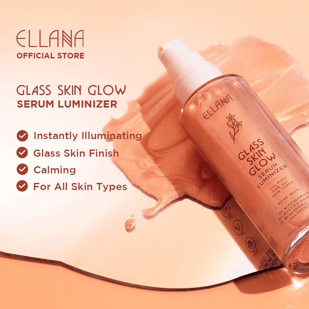 Ellana Minerals Glass Skin Glow Serum Luminizer | The Nest Attachment Parenting Hub