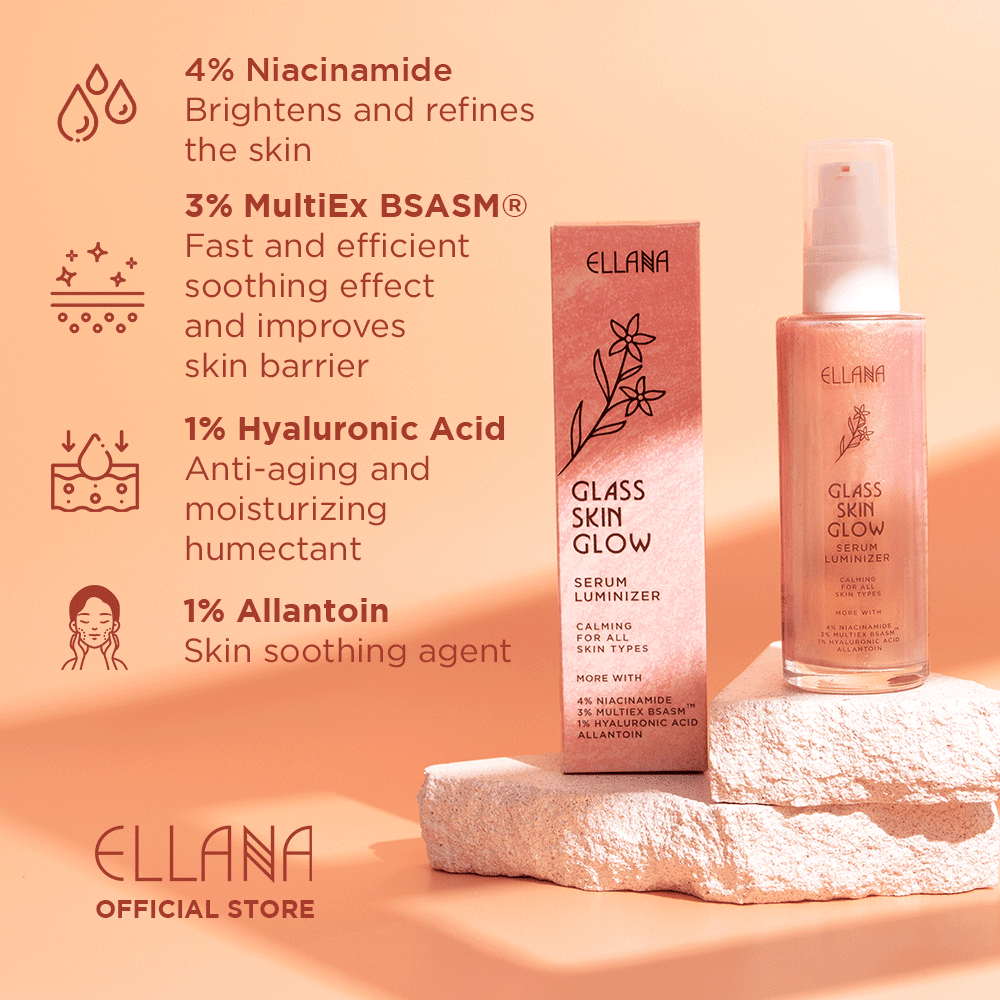 Ellana Minerals Glass Skin Glow Serum Luminizer | The Nest Attachment Parenting Hub