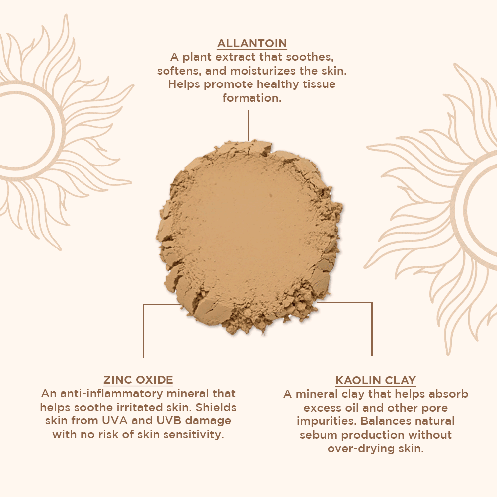 Ellana Minerals Loose Mineral SkinShield Foundation Jar With SPF16 | The Nest Attachment Parenting Hub