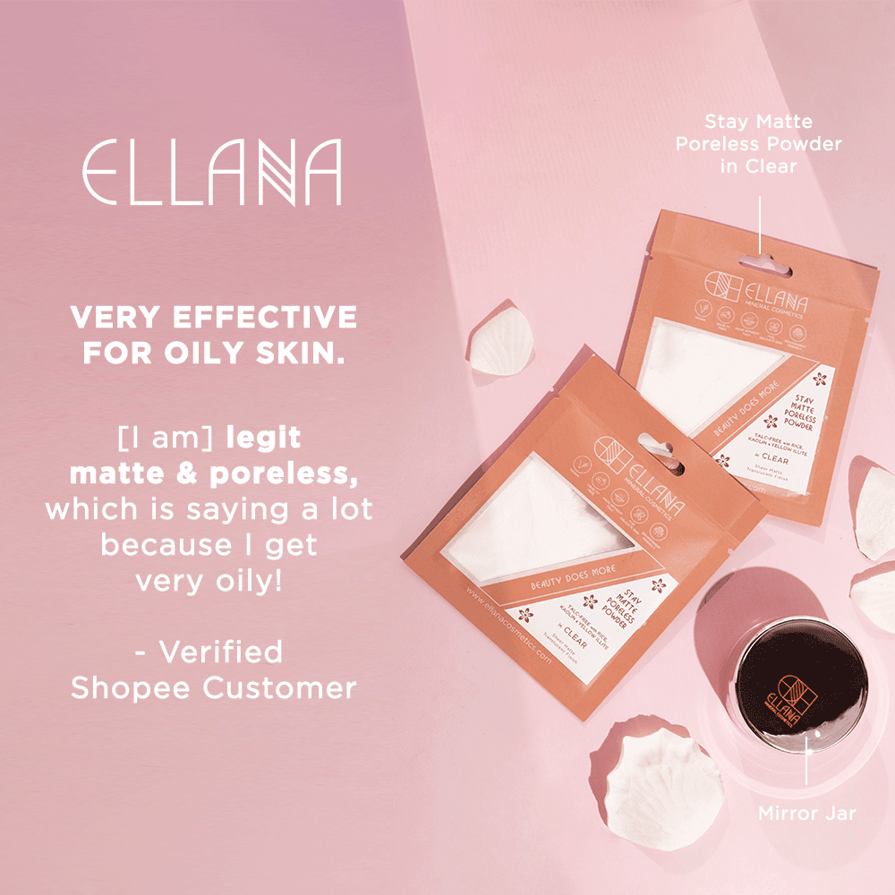Ellana Minerals Stay Matte Poreless Oil Control Powder | The Nest Attachment Parenting Hub