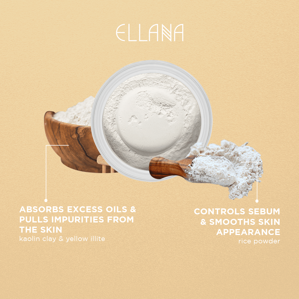 Ellana Minerals Stay Matte Poreless Oil Control Powder | The Nest Attachment Parenting Hub