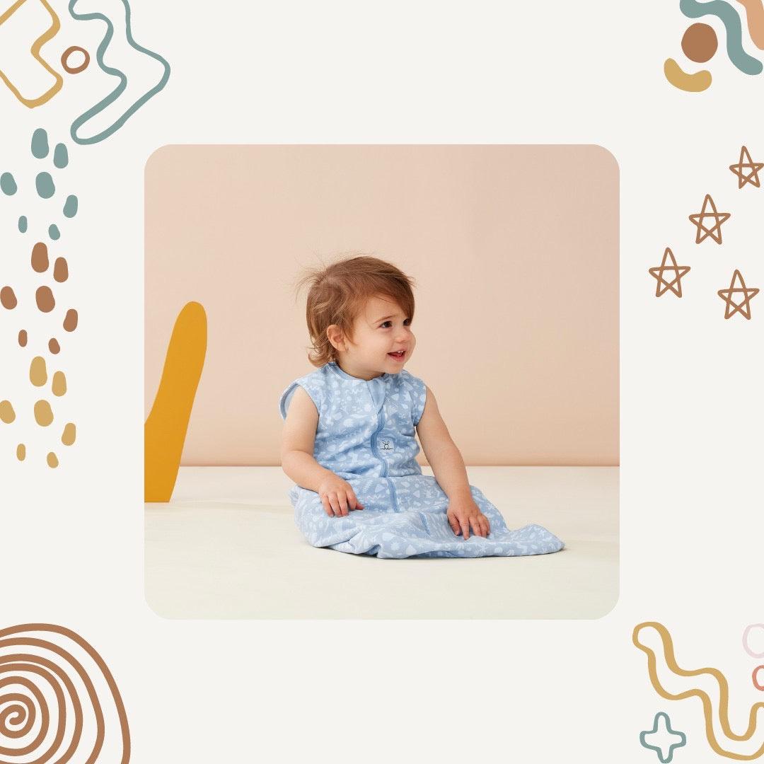 ErgoPouch Cocoon Swaddle Bag 0.2 TOG - Shadow Land | The Nest Attachment Parenting Hub