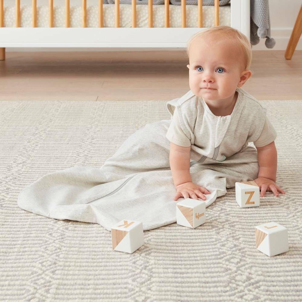 ErgoPouch Jersey Sleeping Bag 0.2 TOG - Grey Marle | The Nest Attachment Parenting Hub