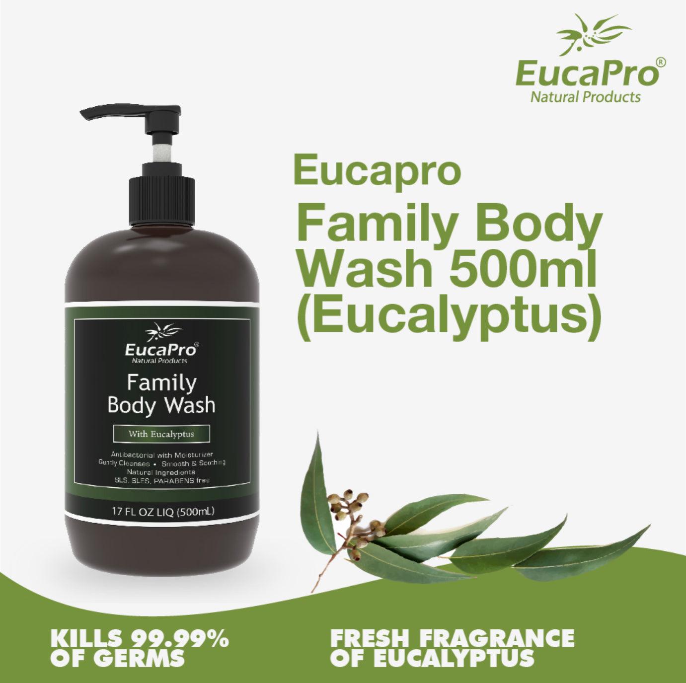 Eucapro Antibacterial Family Body Wash - Eucalyptus | The Nest Attachment Parenting Hub