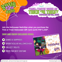 Fang-tastic Week of Trick or Treat at The Nest APH Gift Card | The Nest Attachment Parenting Hub