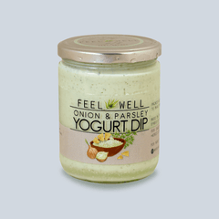 Feel Well Live Culture Full Fat Yogurt Dip 400g: Onion & Parsley (Preorder) | The Nest Attachment Parenting Hub