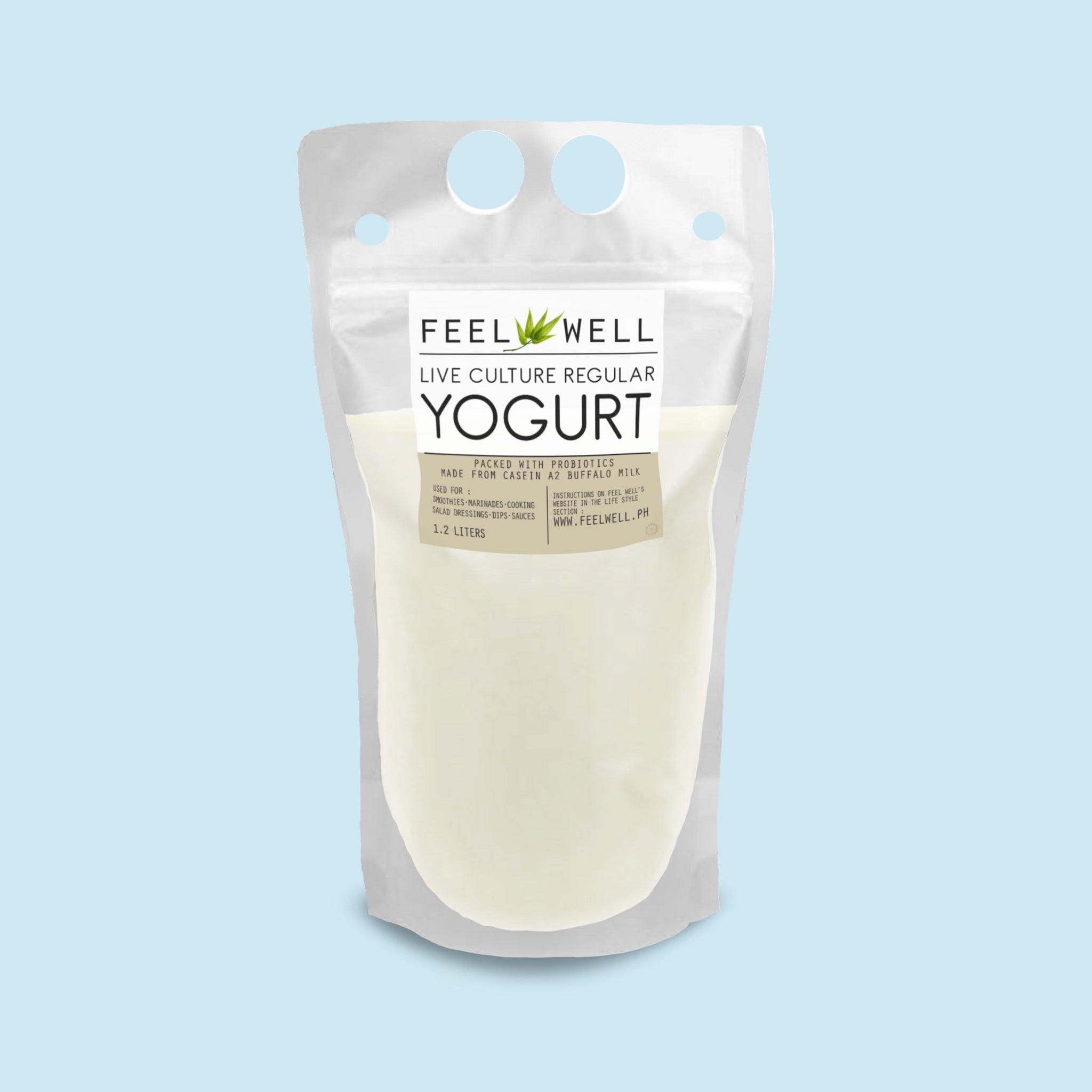 Feel Well Live Culture Regular Yogurt 1.2L (Preorder) | The Nest Attachment Parenting Hub