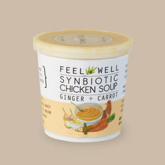Feel Well Synbiotic Chicken Soup 400ml: Ginger + Carrot | The Nest Attachment Parenting Hub