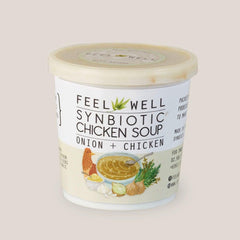 Feel Well Synbiotic Chicken Soup 400ml: Onion + Chicken | The Nest Attachment Parenting Hub
