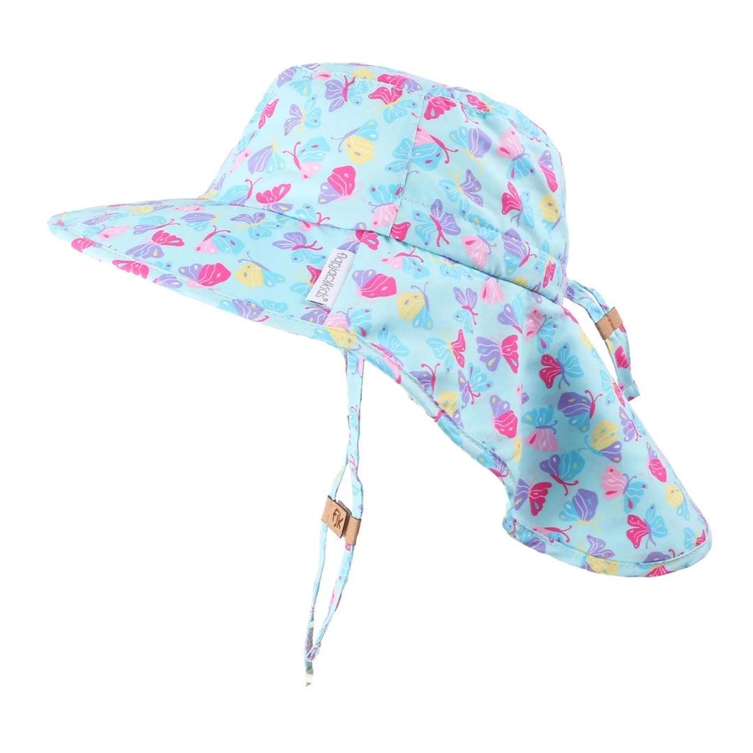 FlapJackKids UPF50 Kids Sun Hat with Neck Cape | The Nest Attachment Parenting Hub