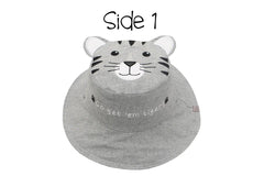 FlapJackKids UPF50 Cotton 3d Bucket Hats - Tiger & Safari Truck | The Nest Attachment Parenting Hub