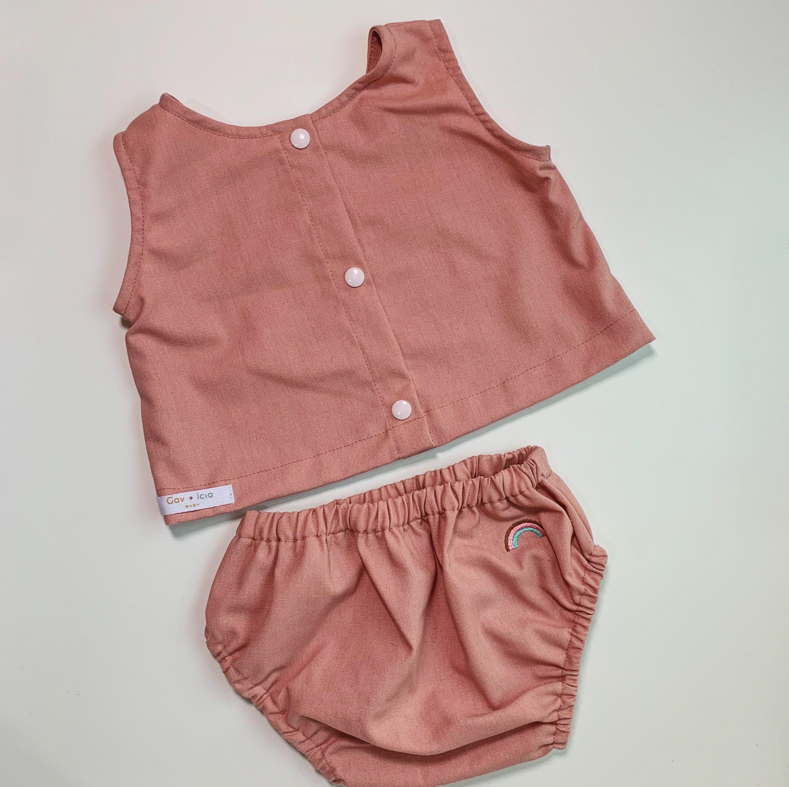 Gav + Icia Adi Co-ords - Sand | The Nest Attachment Parenting Hub