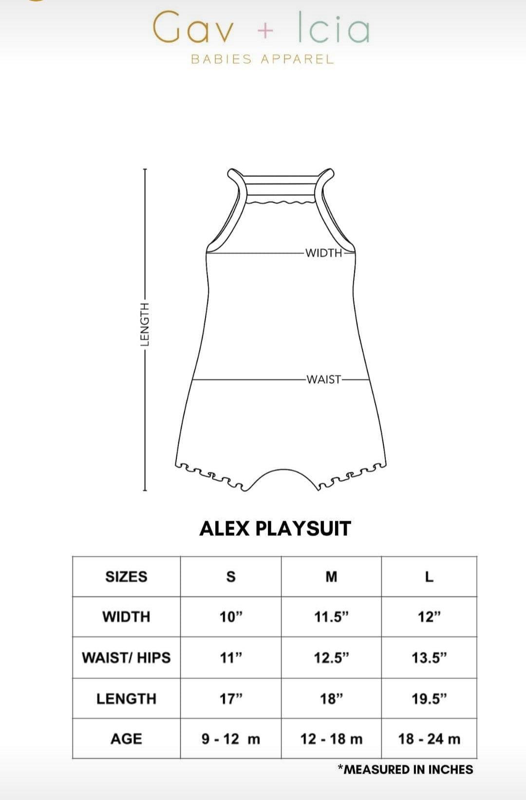 Gav + Icia Alex Playsuit | The Nest Attachment Parenting Hub