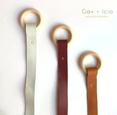 Gav + Icia Genuine Leather Clip Holder | The Nest Attachment Parenting Hub
