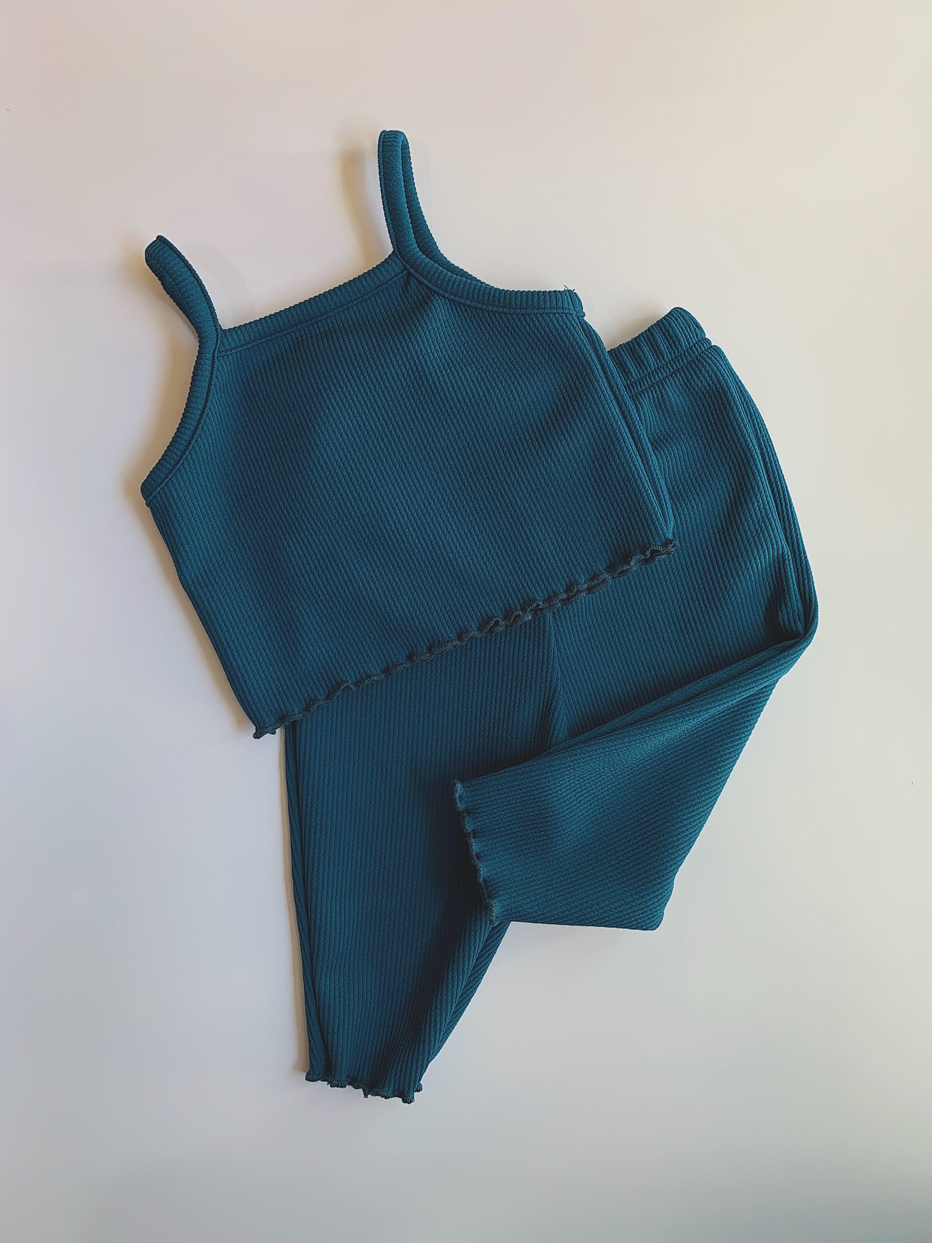 Gav + Icia Lily Co-ords - Teal | The Nest Attachment Parenting Hub