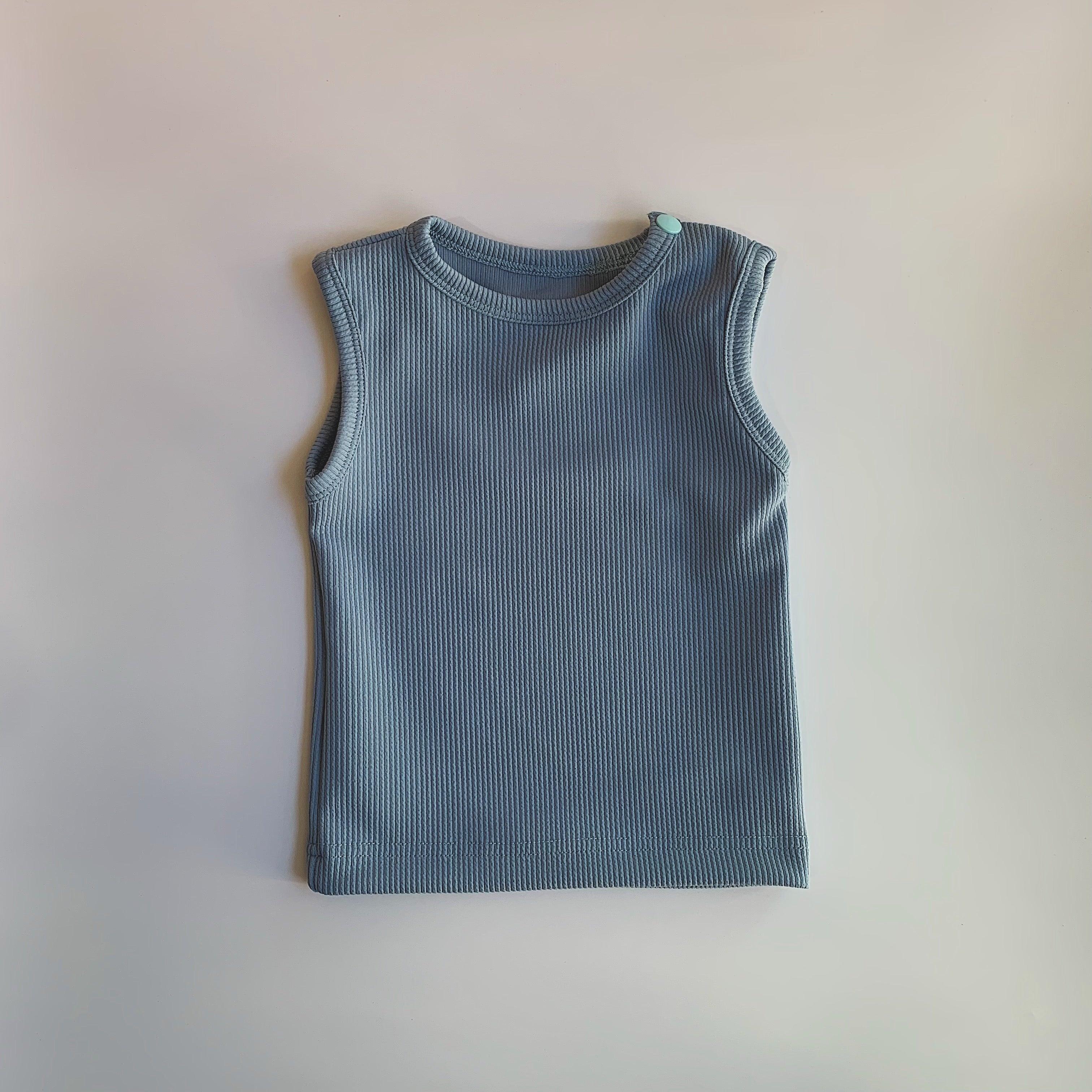 Gav + Icia Pete Co-ords - Dusty Blue | The Nest Attachment Parenting Hub