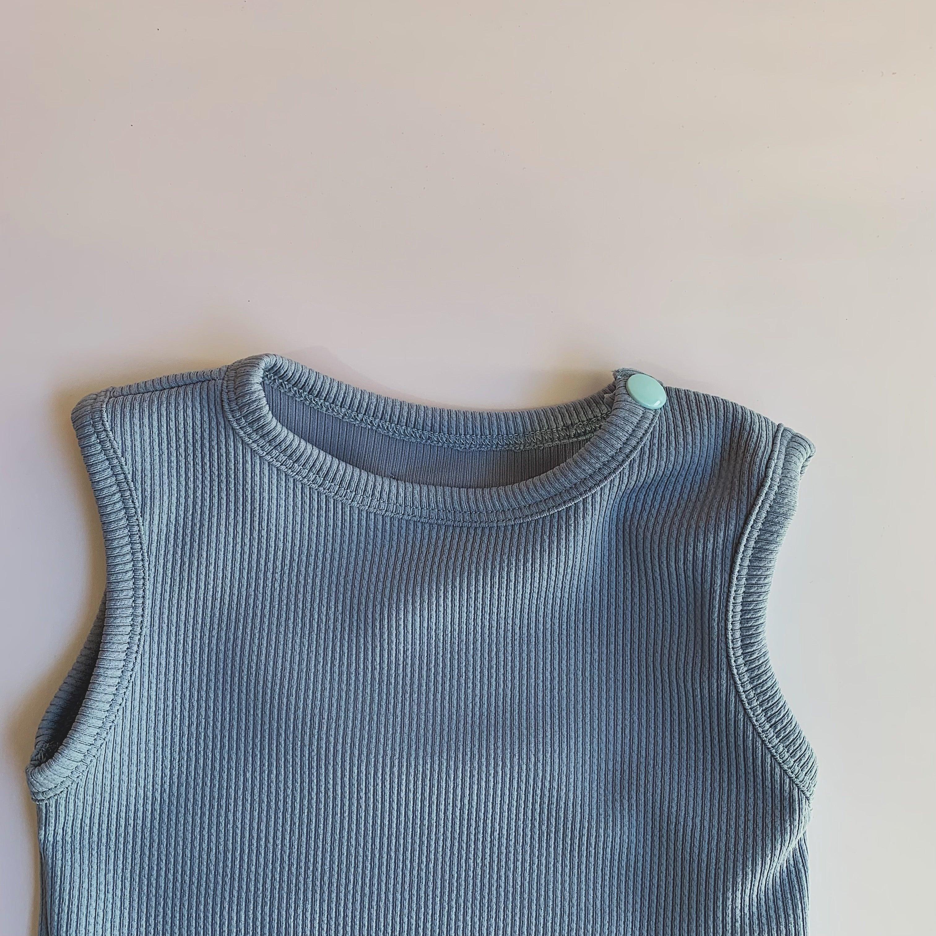 Gav + Icia Pete Co-ords - Dusty Blue | The Nest Attachment Parenting Hub