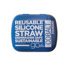 GoSili Reusable Silicone Straw with Travel Tin Case | The Nest Attachment Parenting Hub