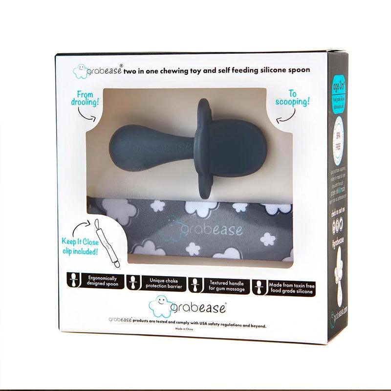 Grabease 2 in 1 Teether / Learning Spoon | The Nest Attachment Parenting Hub