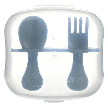 Grabease Ergonomic Utensils with Travel Case | The Nest Attachment Parenting Hub