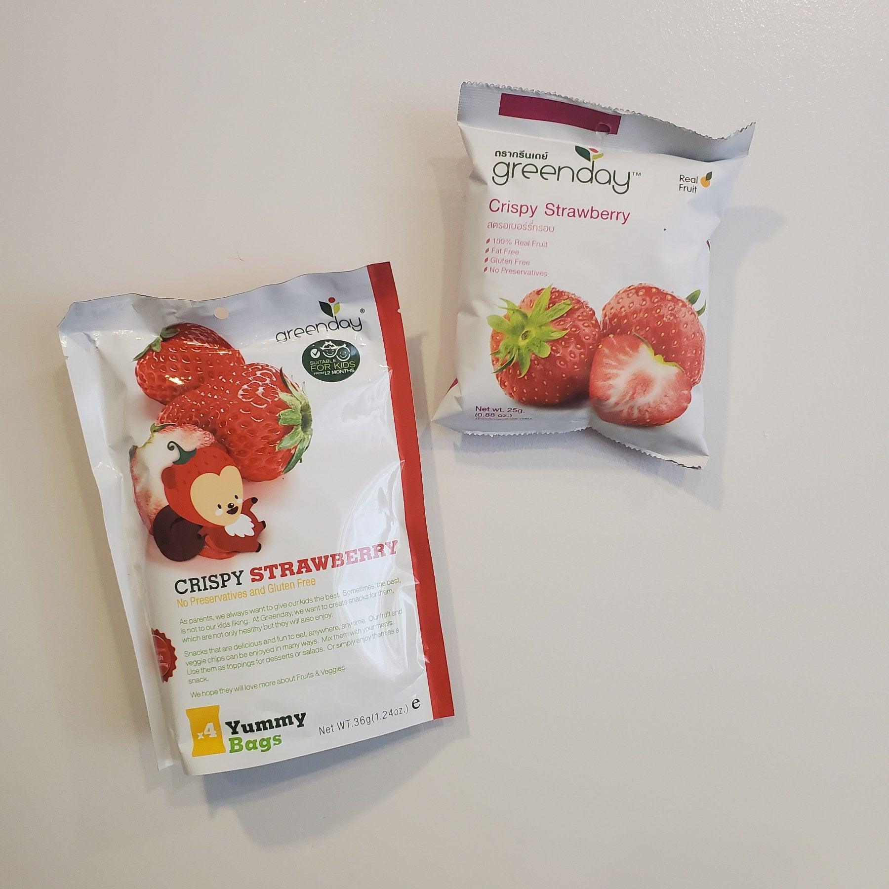 Greenday Crispy Strawberry | The Nest Attachment Parenting Hub