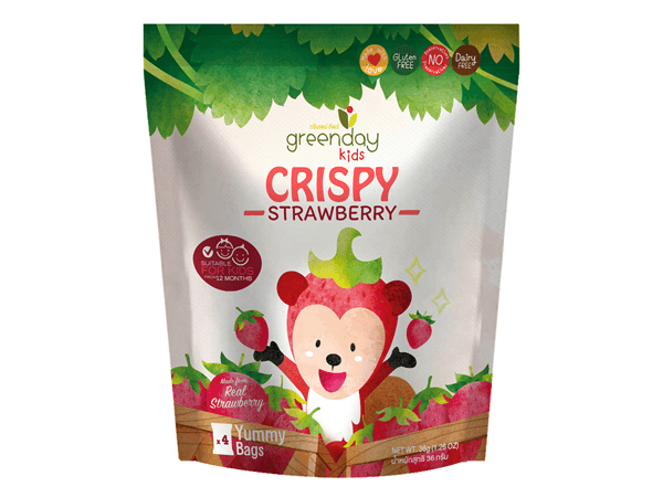 Greenday Crispy Strawberry | The Nest Attachment Parenting Hub