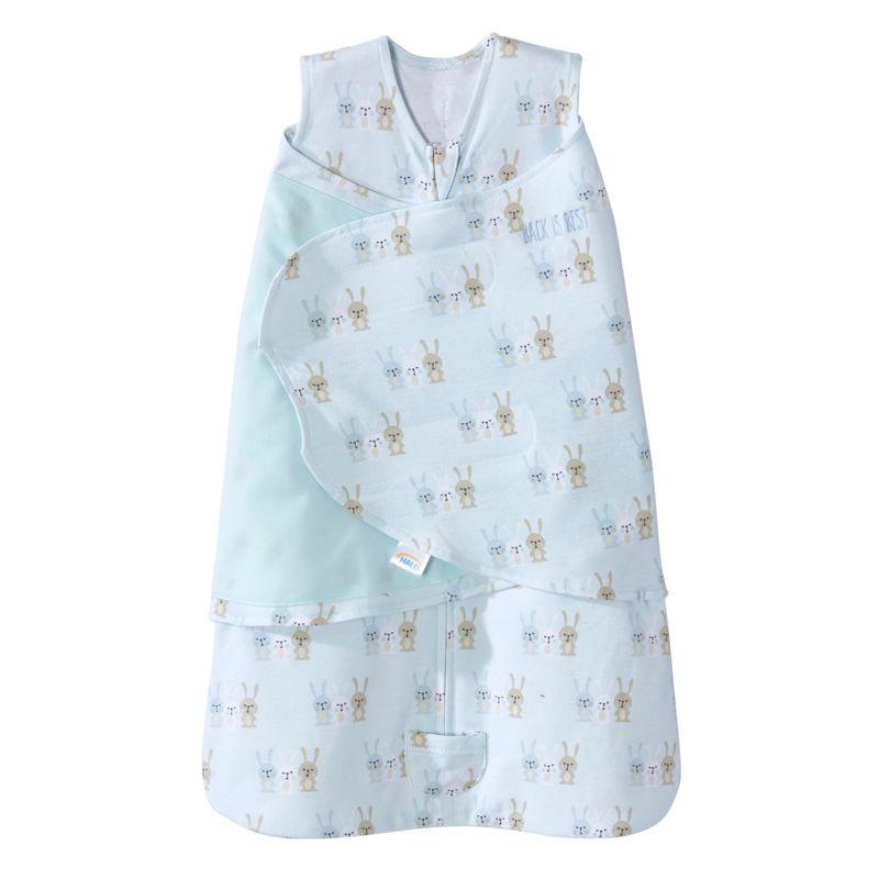 Halo Sleepsack Swaddle – Bunnies Baby Blue | The Nest Attachment Parenting Hub