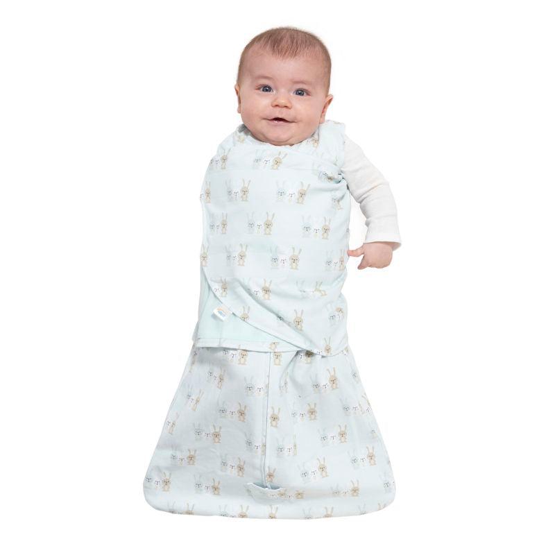 Halo Sleepsack Swaddle – Bunnies Baby Blue | The Nest Attachment Parenting Hub