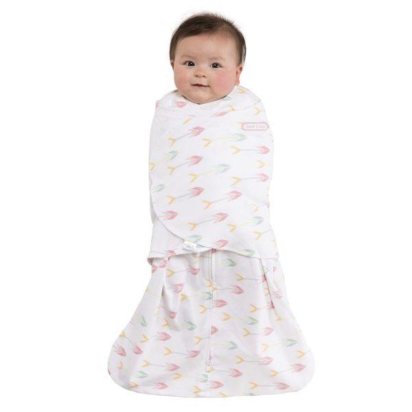 Halo Sleepsack Swaddle – Pink Arrows | The Nest Attachment Parenting Hub