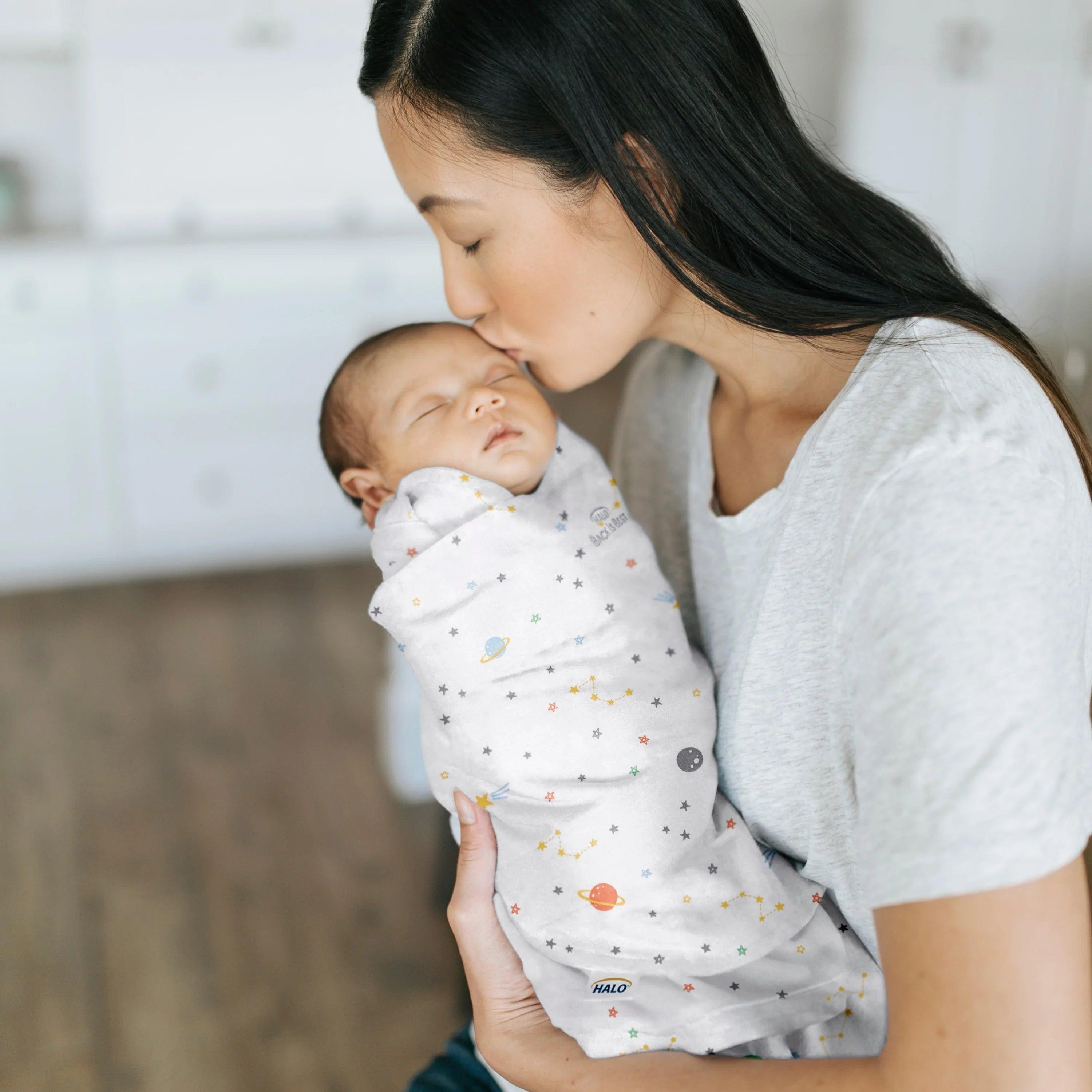 Halo sleepsack swaddle sales hands to face