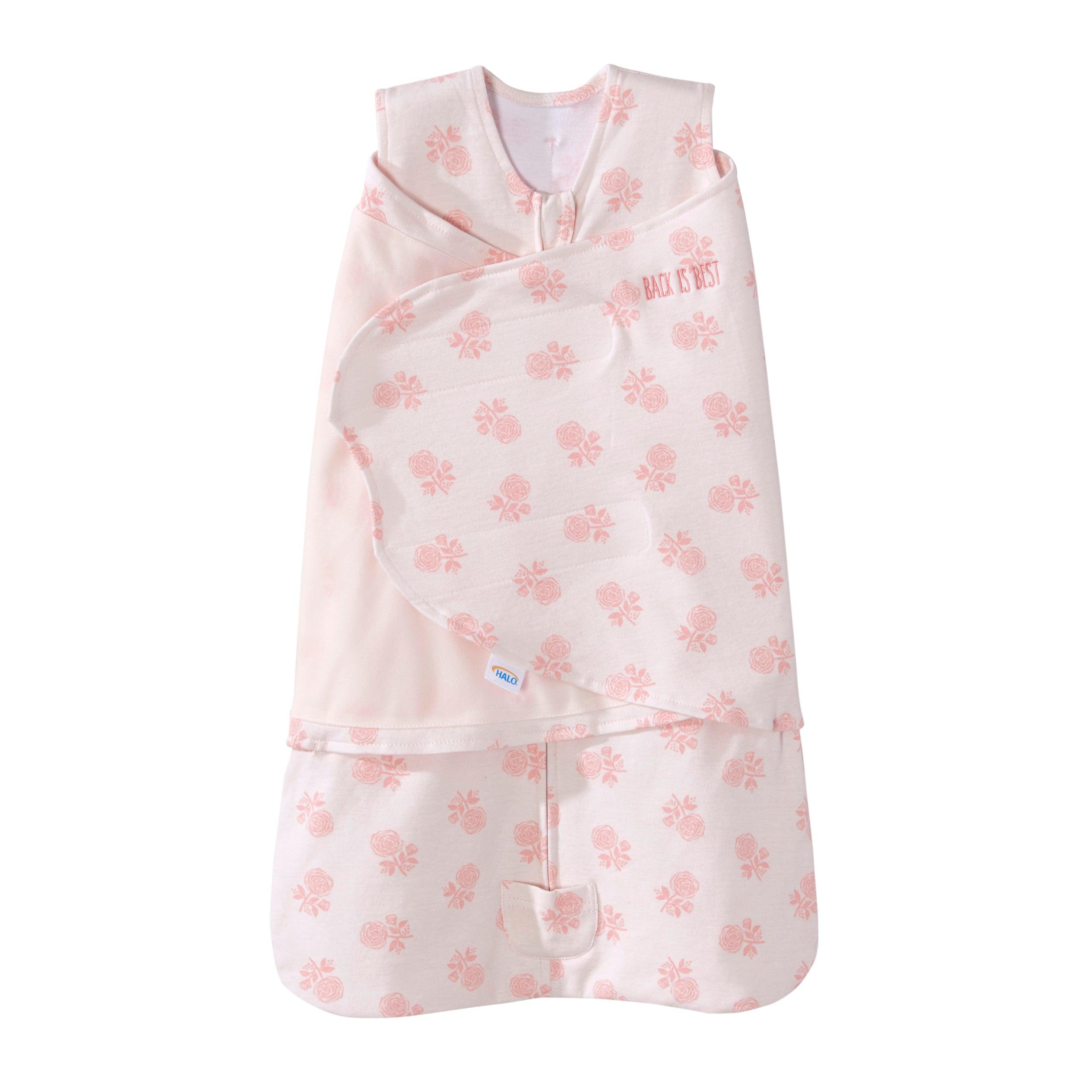 Halo Sleepsack Swaddle – Watercolor Rose | The Nest Attachment Parenting Hub