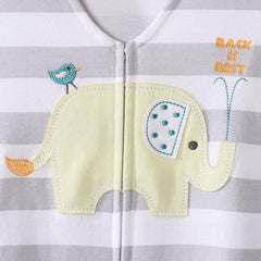 Halo Sleepsack Wearable Blanket – Gray Elephant Applique | The Nest Attachment Parenting Hub