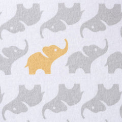 Halo Sleepsack Wearable Blanket – Gray Elephant Stripe | The Nest Attachment Parenting Hub