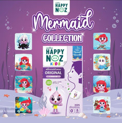 Happy Noz Organic Onion Sticker Original Formula Mermaid Collection 6pcs | The Nest Attachment Parenting Hub