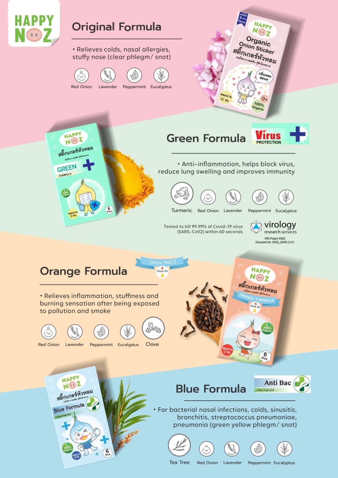 Happy Noz Virus 6pcs | The Nest Attachment Parenting Hub