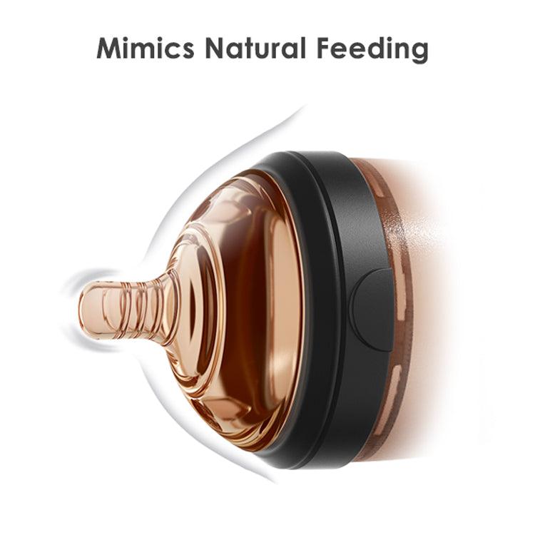 He or She Ultra Wide Neck Baby Bottle 5oz | The Nest Attachment Parenting Hub