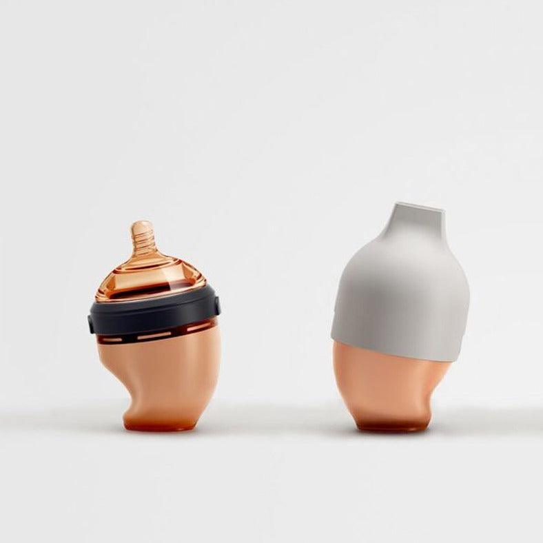 He or She Ultra Wide Neck Baby Bottle 5oz | The Nest Attachment Parenting Hub