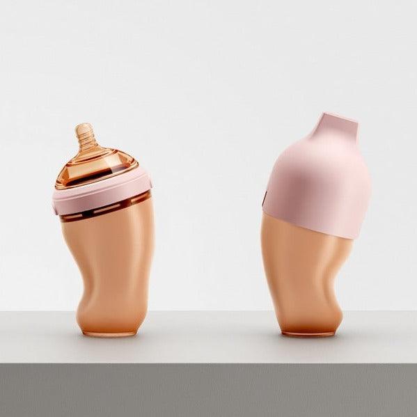 He or She Ultra Wide Neck Baby Bottle 5oz | The Nest Attachment Parenting Hub