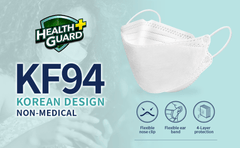 Health Guard KF94 4-Layer Face Mask (Non Medical) 10s | The Nest Attachment Parenting Hub