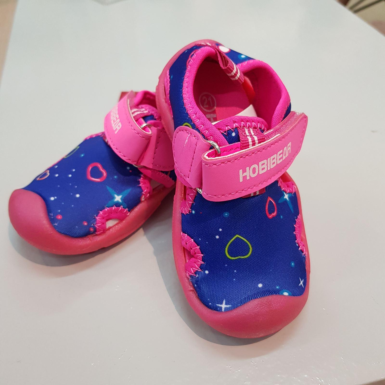 Hobibear Swim Sandals Midnight Hearts | The Nest Attachment Parenting Hub