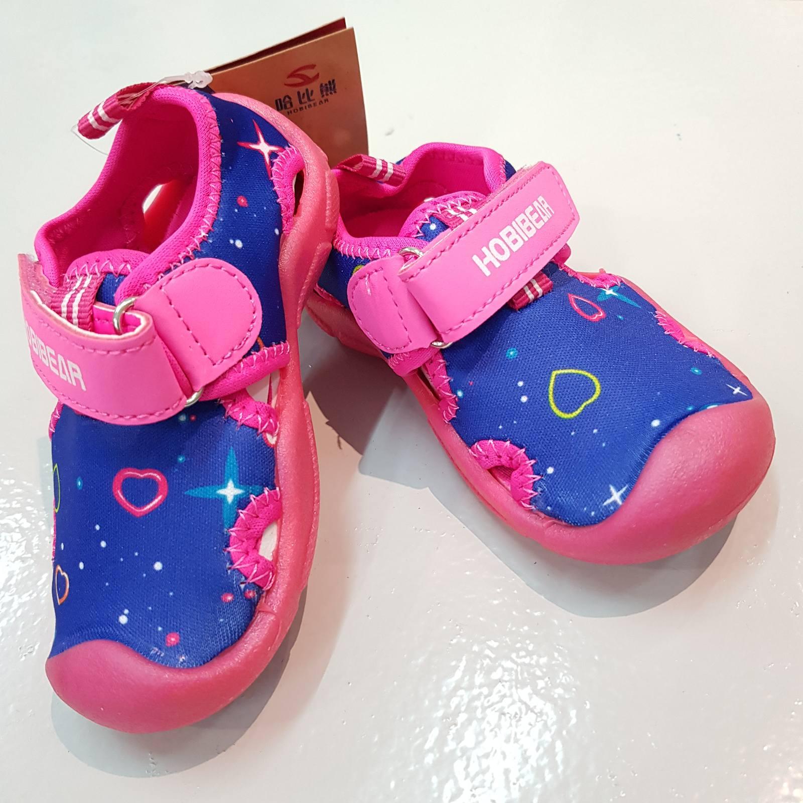 Hobibear Swim Sandals Midnight Hearts | The Nest Attachment Parenting Hub