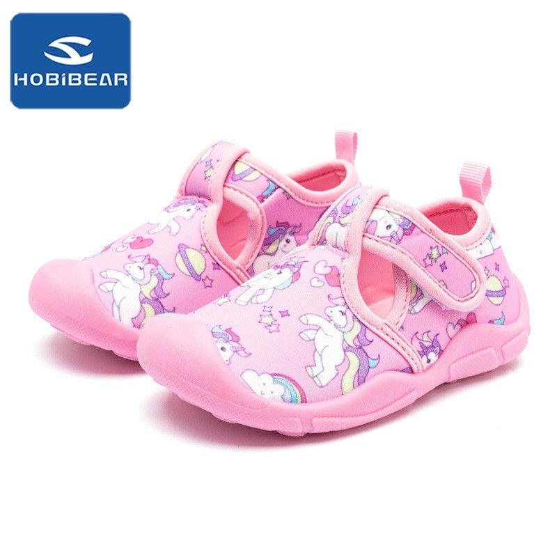 Hobibear Swim Sandals Rainbow | The Nest Attachment Parenting Hub