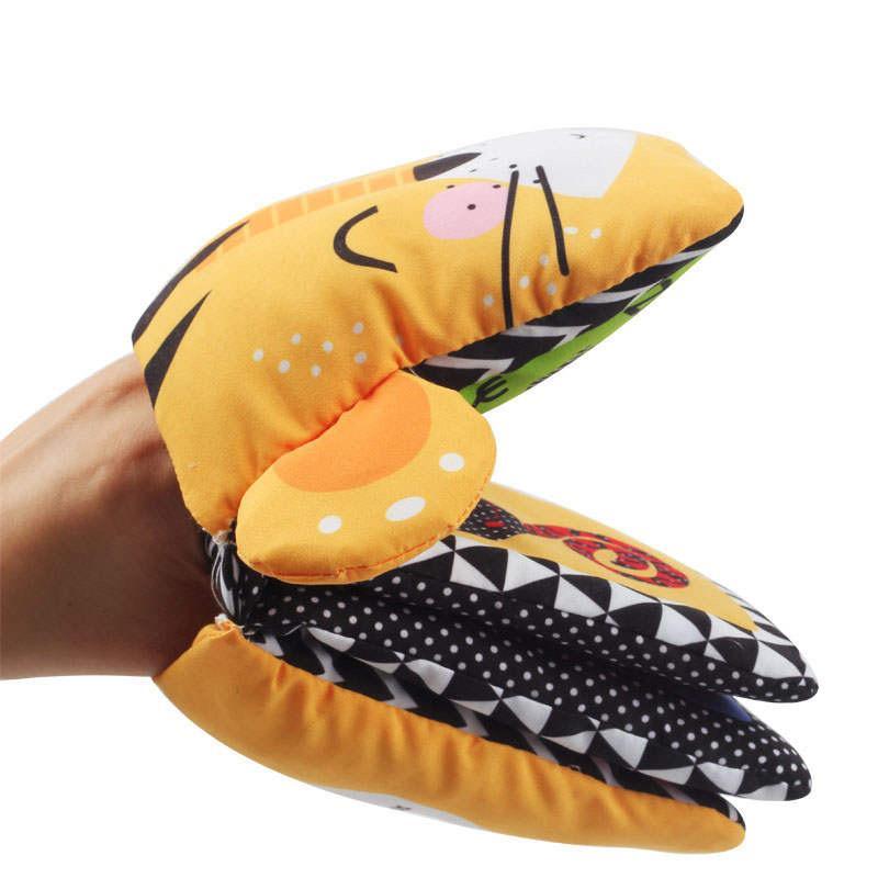 Huggabooks Tiger Puppet Cloth Book | The Nest Attachment Parenting Hub