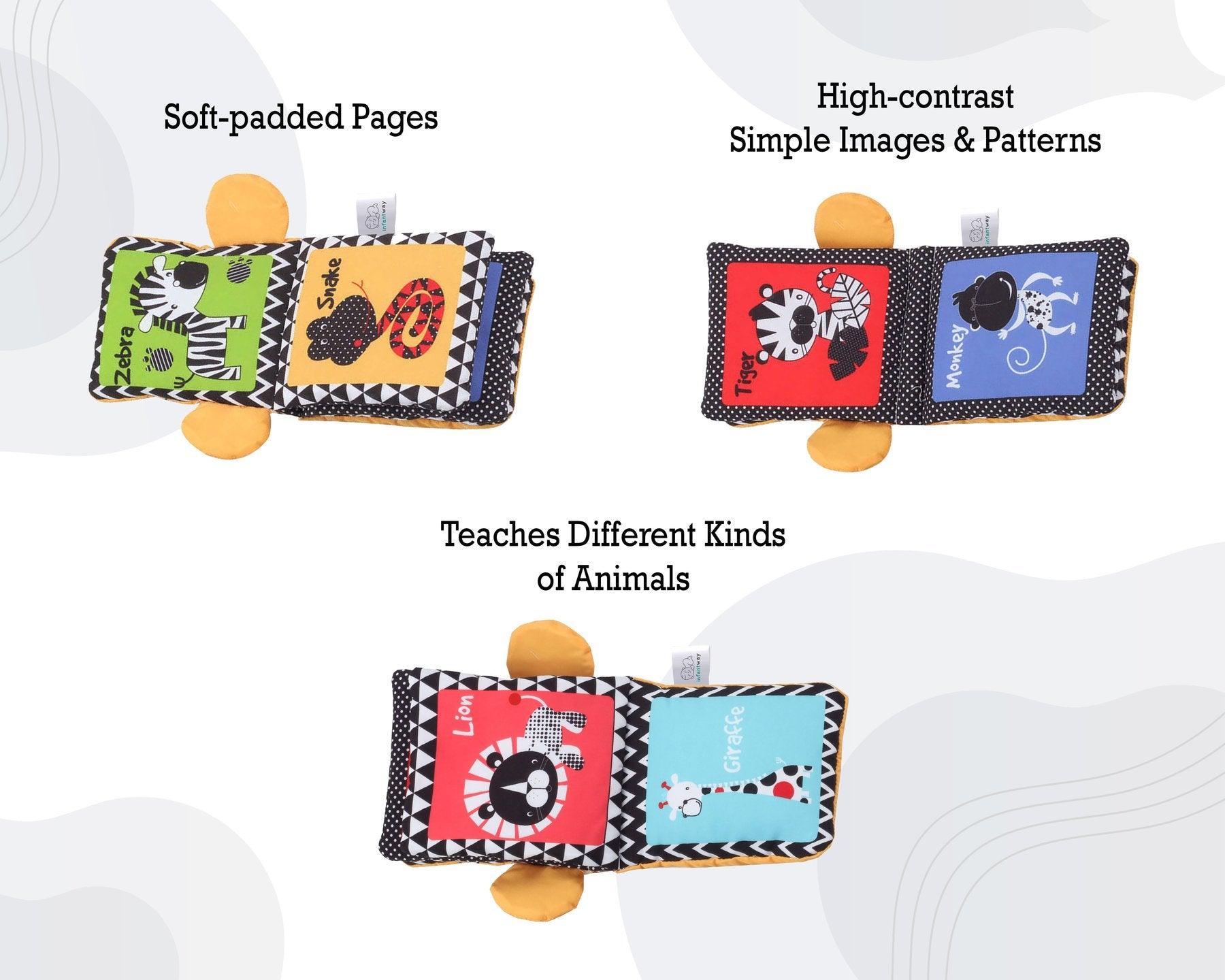 Huggabooks Tiger Puppet Cloth Book | The Nest Attachment Parenting Hub