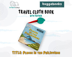 Huggabooks Travel Cloth Book with Teether | The Nest Attachment Parenting Hub