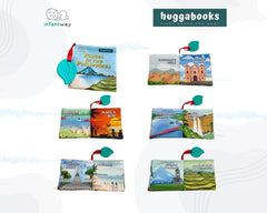 Huggabooks Travel Cloth Book with Teether | The Nest Attachment Parenting Hub