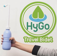 Hygo Travel Bidet 300ml - Blue | The Nest Attachment Parenting Hub