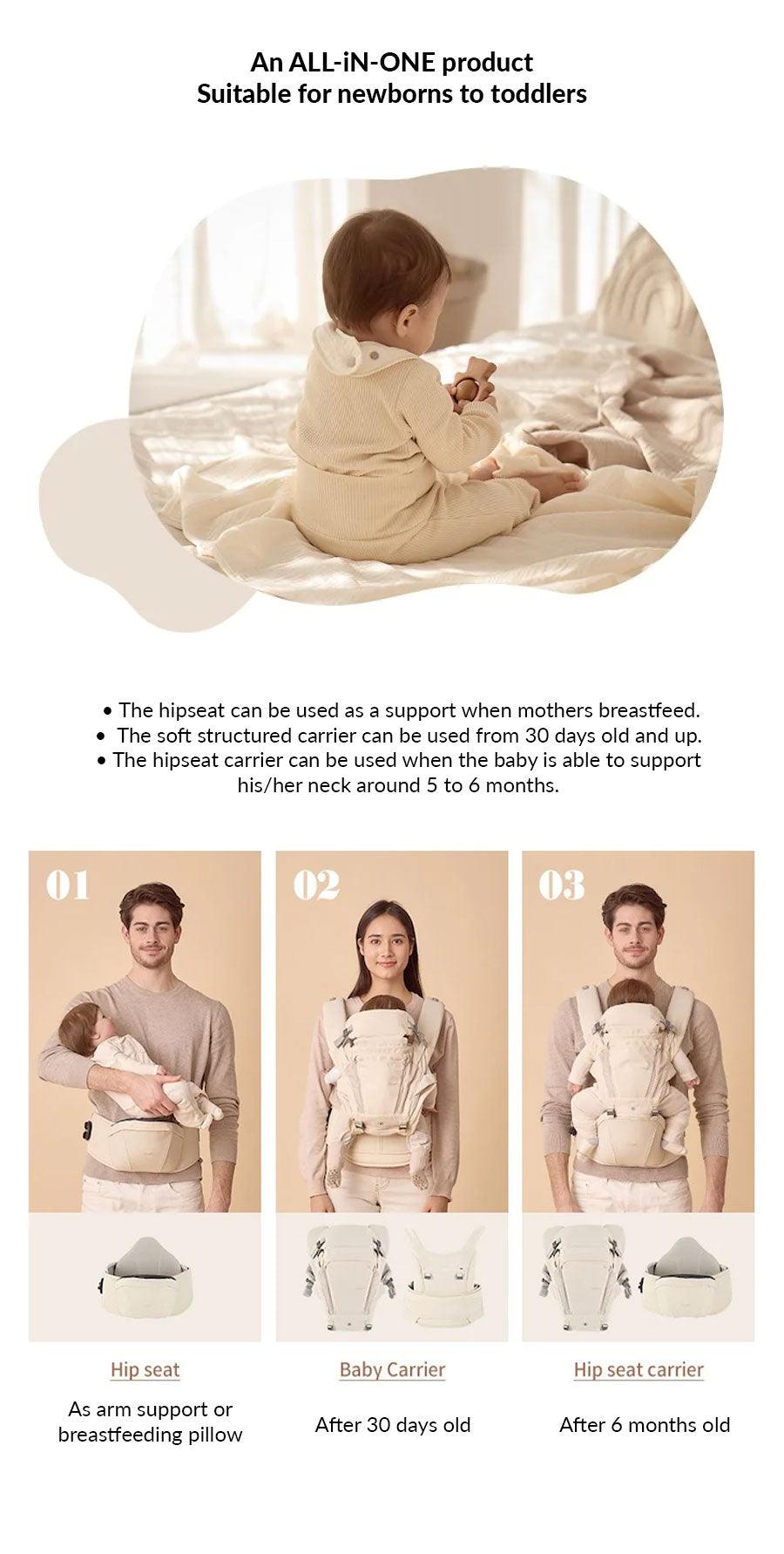 I-Angel Dr. Dial Plus All in One Hipseat Carrier | The Nest Attachment Parenting Hub